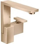 hansgrohe AXOR Edge Einhebel-Waschtischmischer 190 mit Push-Open Ablaufgarnitur,
