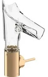 hansgrohe AXOR Starck V Einhebel-Waschtischmischer 140 mit Glasauslauf und