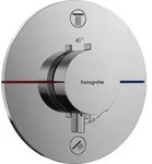 hansgrohe ShowerSelect Comfort S Thermostat, Unterputz, 2 Verbraucher, runde Rosette,