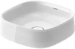 Duravit Zencha Aufsatzbecken 420 mm, ohne Hahnloch, 2373420079, Farbe: Wei&szlig;