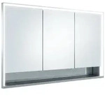 KEUCO Royal Lumos Spiegelschrank Wandeinbau 3-t&uuml;rig, kurze T&uuml;r, mit...