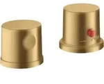 hansgrohe AXOR Uno 2-Loch Wannenrandarmatur, Thermostat, 2 Verbraucher, 38480250,