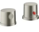 hansgrohe AXOR Uno 2-Loch Wannenrandarmatur, Thermostat, 2 Verbraucher, 38480800,