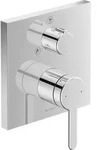 Duravit C.1 Einhebel- Brausemischer Unterputz, eckige Rosette, 2 Verbraucher,