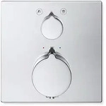 Duravit C.1 Brausethermostat Unterputz, eckige Rosette, 2 Verbraucher, mit Ab- und