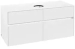Villeroy & Boch Collaro Waschbeckenunterschrank, 4 Ausz&uuml;ge, Waschbecken mittig,