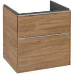 Villeroy & Boch Subway 3.0 Waschbeckenunterschrank, LED-Beleuchtung, 2 Ausz&uuml;ge,