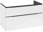 Villeroy & Boch Subway 3.0 Waschbeckenunterschrank, LED-Beleuchtung, 2 Ausz&uuml;ge,