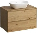 LAUFEN LANI Schubladenelement, 1 Ausschnitt mittig, 785x495x525mm,...