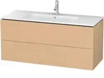 Duravit L-Cube Waschtischunterbau wandh&auml;ngend, 2 Schubk&auml;sten, 1220x550x481mm,