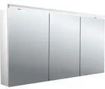 emco pure 2 classic LED-Lichtspiegelschrank mit Aufsatzleuchte, 3 T&uuml;ren,