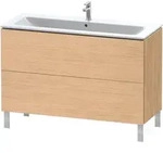 Duravit L-Cube Waschtischunterbau stehend, 2 Ausz&uuml;ge, 1220x704x481mm,...
