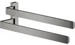 hansgrohe AXOR UNIVERSAL Accessories Doppel-Handtuchhalter, 42821330, Farbe: Polished