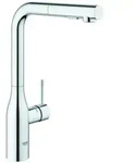 GROHE Essence Einhand-Sp&uuml;ltischarmatur, Ausladung 204mm, hoher Auslauf,