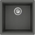 hansgrohe S53 Unterbausp&uuml;le SilicaTec, 400x400mm, 43457290, Farbe: Steingrau