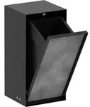 hansgrohe XtraStoris Rock Abfalleimer, Einbau, befliesbare T&uuml;r, 240x140x390mm,...