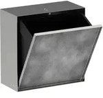 hansgrohe XtraStoris Rock Abfalleimer, Einbau, befliesbare T&uuml;r, 390x140x390mm,...