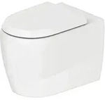 Duravit Collection One Stand-WC, Tiefsp&uuml;ler, Abgang: waagerecht, 390x600x400mm,