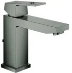 Grohe Eurocube Einhand-Waschtischbatterie, M-Size, Zugstangen-Ablaufgarnitur,