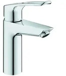 Grohe Eurosmart Einhand-Waschtischbatterie, M-Size, Ausladung 120mm, Push-Open