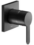 KEUCO IXMO Flat Einhebelmischer Unterputz, Rosette eckig, 59551370302, Farbe: Schwarz