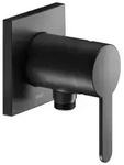 KEUCO IXMO Flat Einhebel-Brausemischer mit Schlauchanschluss, Rosette eckig,