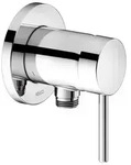 KEUCO IXMO Soft Einhebel-Brausemischer mit Schlauchanschluss, Rosette rund,