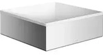 hansgrohe AXOR Suite Aufsatzwaschtisch, eckig, 285x285mm, mit Metallrahmen, ohne