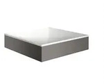 hansgrohe AXOR Suite Aufsatzwaschtisch, eckig, 400x400mm, mit Metallrahmen, ohne