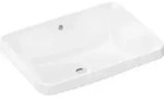 hansgrohe Xuniva Q Einbauwaschtisch, mit &Uuml;berlauf, ohne Hahnloch, 550x400mm,...