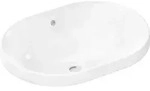 hansgrohe Xuniva U Einbauwaschtisch, mit &Uuml;berlauf, ohne Hahnloch, 550x400mm,...