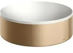 hansgrohe AXOR Suite Aufsatzwaschtisch, rund, D 300mm, mit Metallrahmen, ohne
