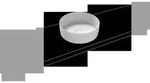 KALDEWEI NUEVA Waschtisch-Schale 3191, rund, Durchmesser 380mm, ohne &Uuml;berlauf,