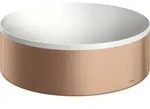 hansgrohe AXOR Suite Aufsatzwaschtisch, rund, D 300mm, mit Metallrahmen, ohne