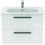Ideal Standard i.life A Waschtisch-Paket, 840x460x645mm, Griff Schwarz, K8744DU,