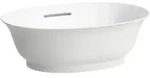 LAUFEN The New Classic Waschtisch-Schale, oval, ohne Hahnloch, mit &Uuml;berlauf,