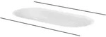 BetteComodo Unterbau-Waschtisch, ohne Hahnloch, ohne &Uuml;berlauf, 774x380x120mm,