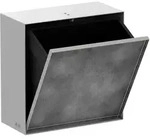 hansgrohe XtraStoris Rock Abfalleimer, Einbau, befliesbare T&uuml;r, 390x140x390mm, 6