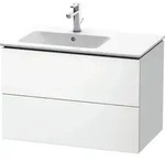 Duravit L-Cube Waschtischunterbau wandh&auml;ngend, 2 Schubk&auml;sten, Becken links,