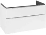 Villeroy & Boch Subway 3.0 Waschbeckenunterschrank, LED-Beleuchtung, 2 Ausz&uuml;ge,