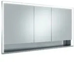 KEUCO Royal Lumos Spiegelschrank Wandeinbau 3-t&uuml;rig, kurze T&uuml;r, mit...