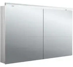 emco flat 2 classic LED-Lichtspiegelschrank mit Aufsatzleuchte, 2 T&uuml;ren,