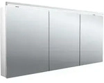 emco flat 2 classic LED-Lichtspiegelschrank mit Aufsatzleuchte, 3 T&uuml;ren,