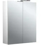 emco pure 2 style LED-Lichtspiegelschrank mit Aufsatzstrahlern, 2 T&uuml;ren,