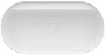 LAUFEN Sonar Badewanne, freistehend, 1600x815x535mm, 2 R&uuml;ckenschr&auml;gen, mit