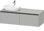 Duravit Ketho.2 Konsolenwaschtischunterbau wandh&auml;ngend, Beckenausschnitt links,