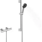 hansgrohe Pulsify Select S Brauseset 105, 3-jet Relaxation, Ecostat Element,