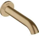 hansgrohe AXOR Uno Wanneneinlauf, gebogen, Ausladung 178mm, 38411140, Farbe: Brushed