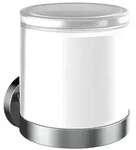 emco round Sensor-Seifenspender, satiniertes Kristallglas, 432100103, Farbe: Chrom