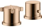 hansgrohe AXOR Citterio E 2-Loch Wannenrandarmatur mit Thermostat, 36412300,...